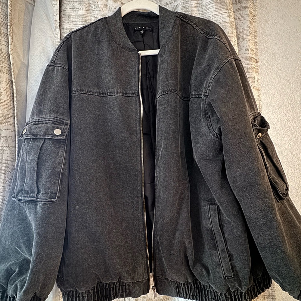 Denim Bomber Jacket